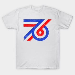 76 --- Retro 70s Style Design T-Shirt